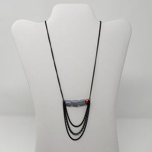 Bellisima Antique Brass Angelite Jasper Necklace